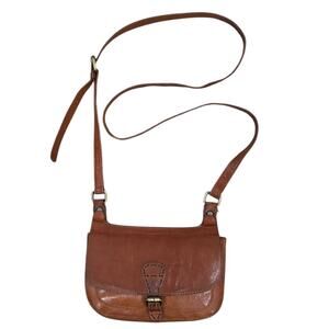 Noonday Brown Leather Crossbody Bag